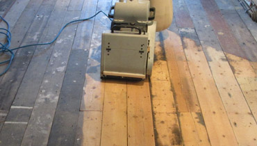 Hardwood floor restoration in Windsor